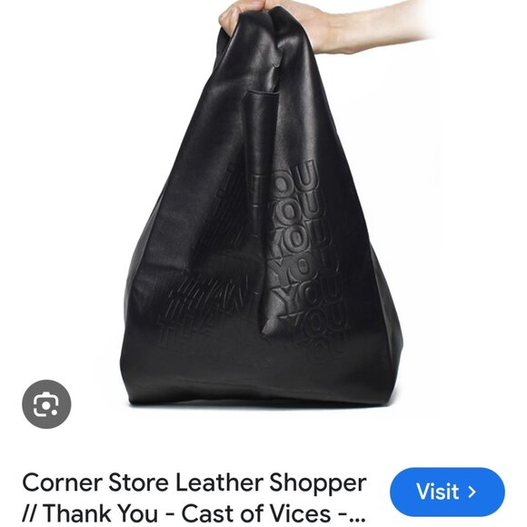 Cast Of Vices Leather Shopper Bag - Picture 16 of 16